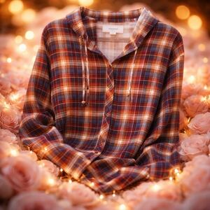 No Comment!!! Plaid Button-Up Shirt Sz.XL